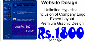 Rs.1800/-  Web Design Special